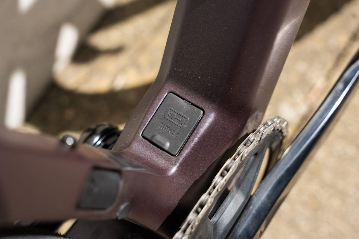 RIDLEY E-Grifn Gravel Gravel EBike - Dark Plum/Grey SBIEGCRID073