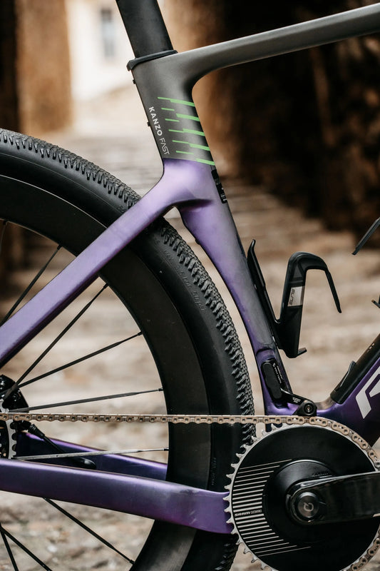 RIDLEY Kanzo Fast 2.0 Gravel Bike - Dark Violet/Green SBIKF2RID019