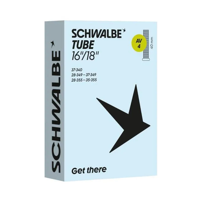 SCHWALBE Inner Tube Av4 40 mm Valve - Black