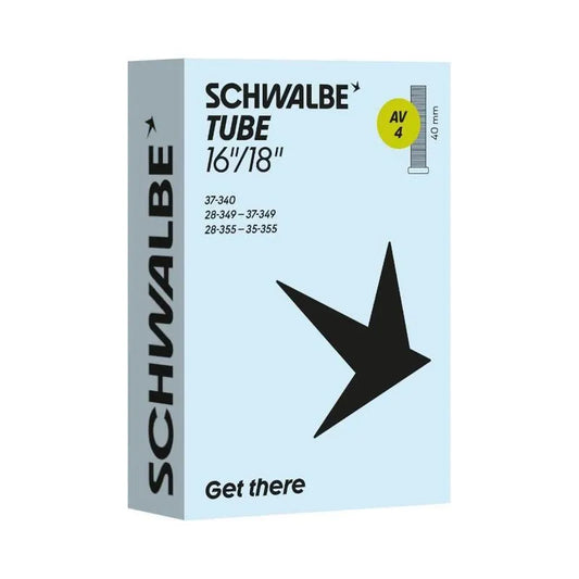 SCHWALBE Inner Tube Av4 40 mm Valve - Black