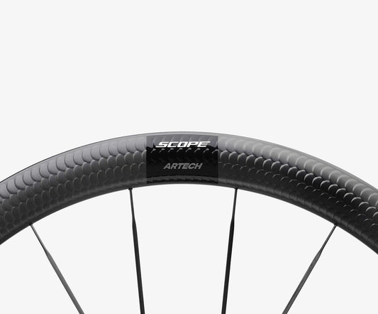 SCOPE Artech 4.A Carbon All-Road Wheelset - White Decals