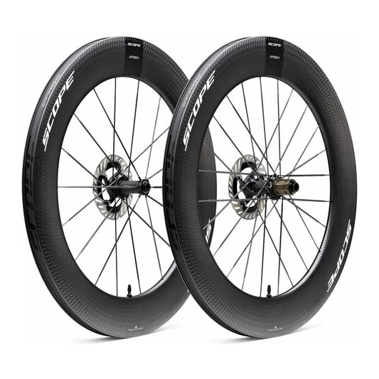SCOPE Artech 8.T Carbon TT/Triathlon Wheelset - White Decals