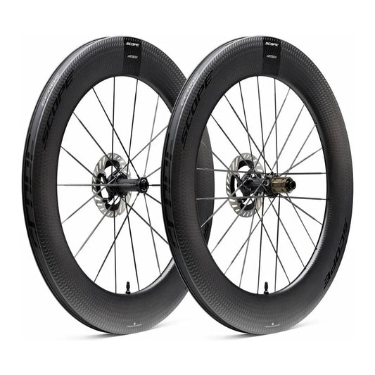 SCOPE Artech 8.T Carbon TT/Triathlon Wheelset - Black Decals