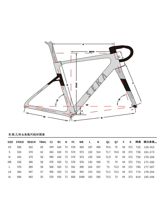 SEKA 26 Spear RDC Frameset - Chronos
