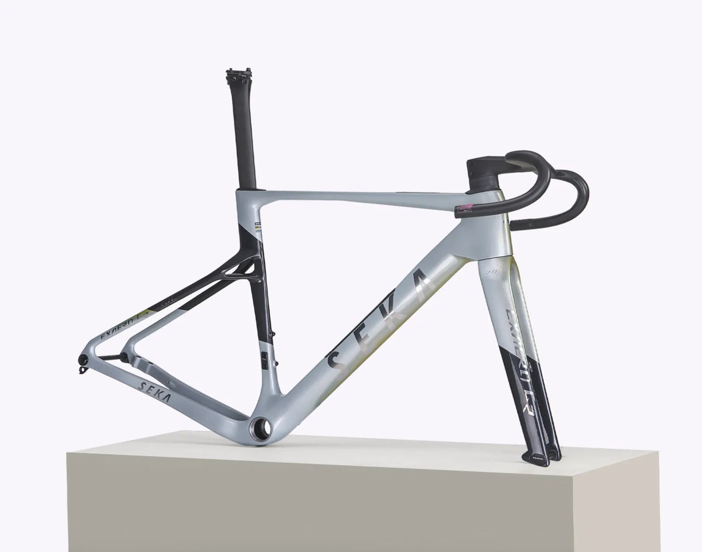 SEKA ExAero GR RDC Gravel Frameset - Stardust Silver