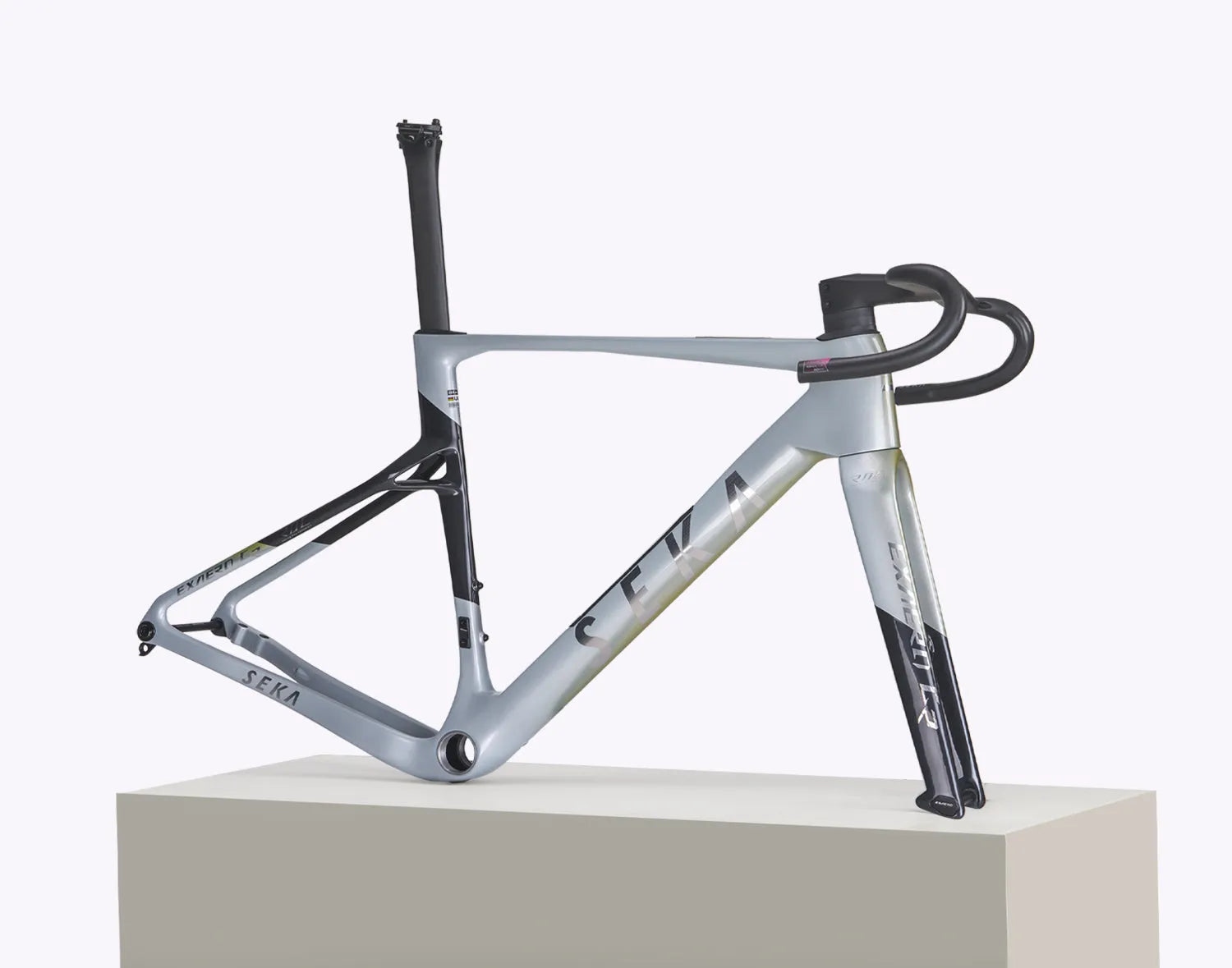 SEKA ExAero GR RDC Gravel Frameset - Stardust Silver