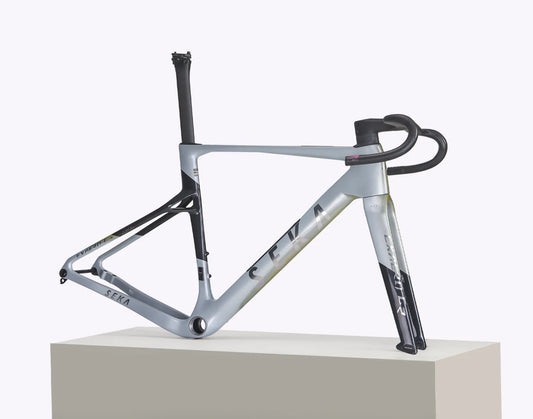 SEKA ExAero GR RDC Gravel Frameset - Stardust Silver