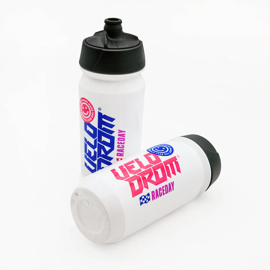 VELODROM RaceDay Bidon - Wit/Pink/Blue