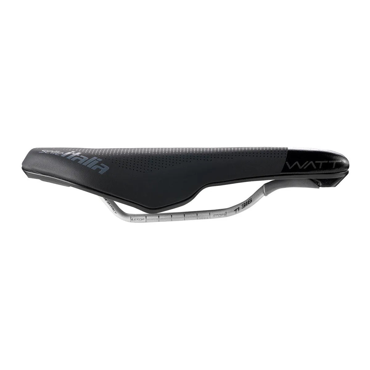 SELLE ITALIA Watt TI 316 Gel Superflow Saddle - Black