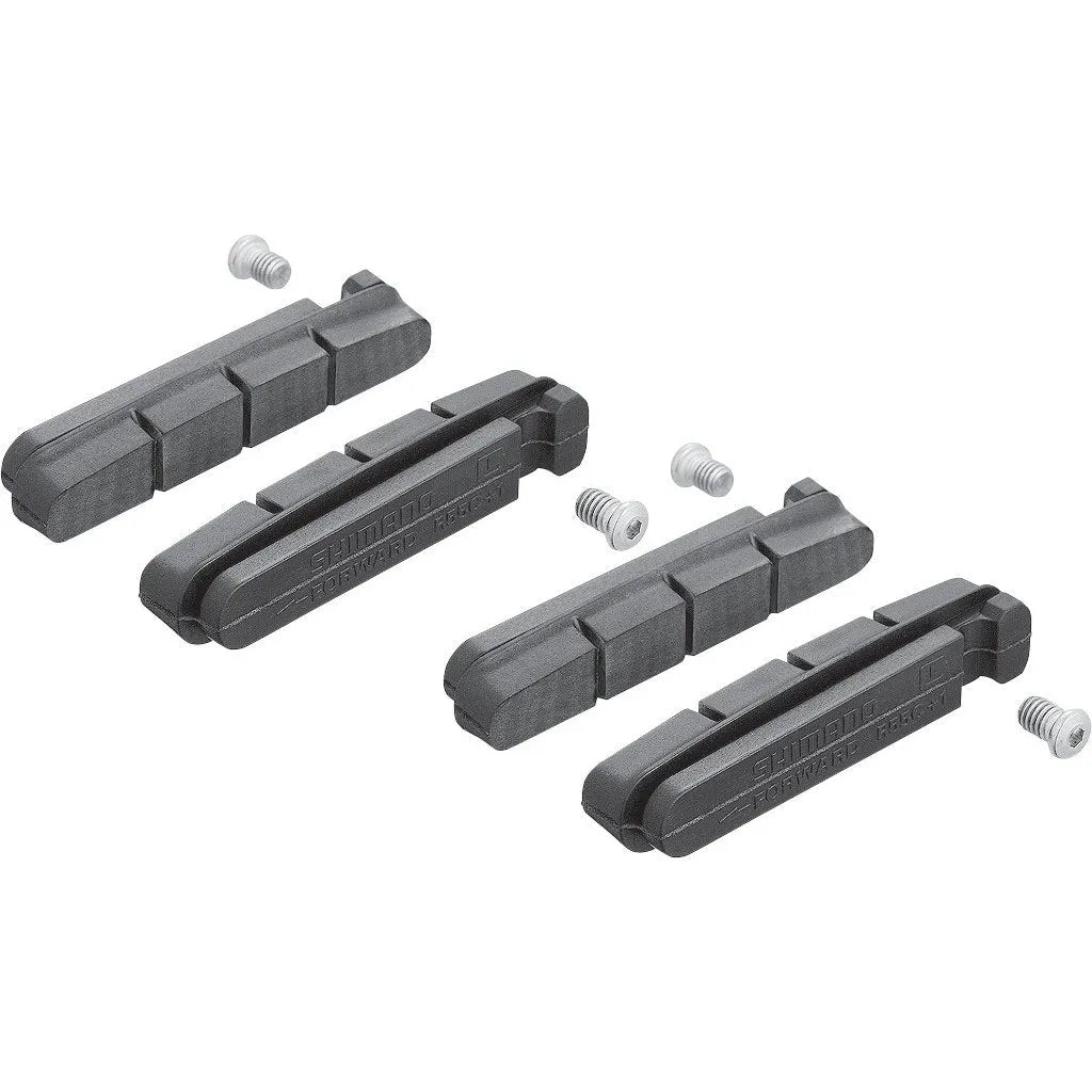 SHIMANO Brake Shoes R55C4 For Carbon Rim x4 - Black