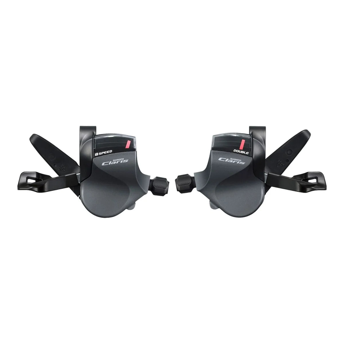 SHIMANO Claris Flat Bar Shifter Set SL-R2000 2×8s - Black