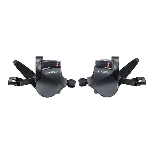 SHIMANO Claris Flat Bar Shifter Set SL-R2000 2×8s - Black