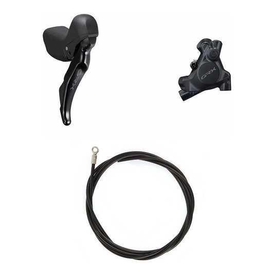 SHIMANO GRX ST-RX400 Shift/Brake Lever + BR-RX410 Caliper Kit 10s - Black