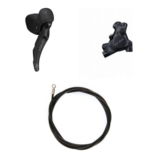 SHIMANO GRX ST-RX610 Shift/Brake Lever + BR-RX410 Caliper Kit 12s - Black