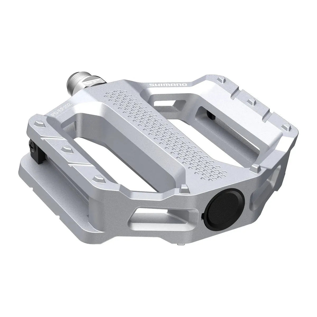 SHIMANO PD-EF202 Flat Pedals - Silver