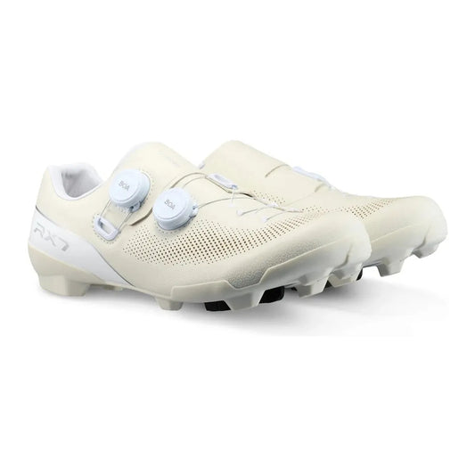 SHIMANO RX710 Gravel Cycling Shoes - Sand White