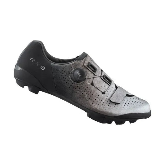 SHIMANO RX801 Gravel Cycling Shoes - Silver