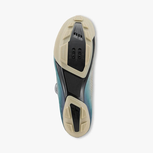 SHIMANO SHRX600 MTB/GRAVEL Shoes - Beige/Blue