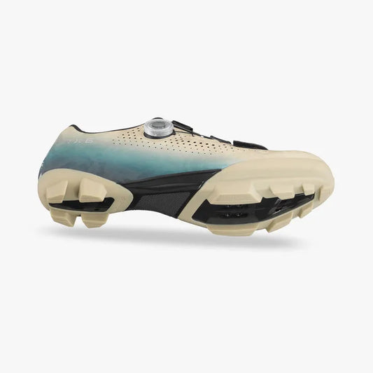 SHIMANO SHRX600 MTB/GRAVEL Shoes - Beige/Blue