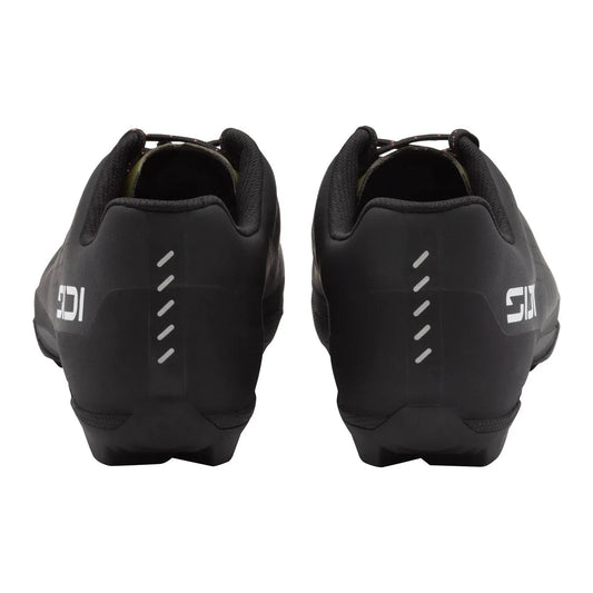 SIDI Asper Laces Gravel Cycling Shoes - Black / Olive Green