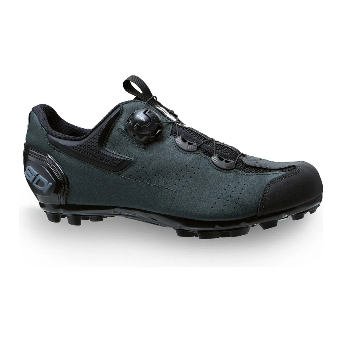 SIDI MTB Gravel Gravel Cycling Shoes - Black / Dark Green