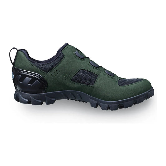 SIDI MTB Turbo Gravel Cycling Shoes - Dark Green / Black