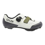 SIDI Silvis XC Gravel Cycling Shoes - Ice White / Olive Green