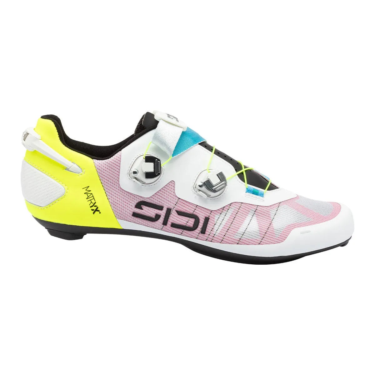 SIDI Wire 3 Road Cycling Shoes - White / Fluo Yellow