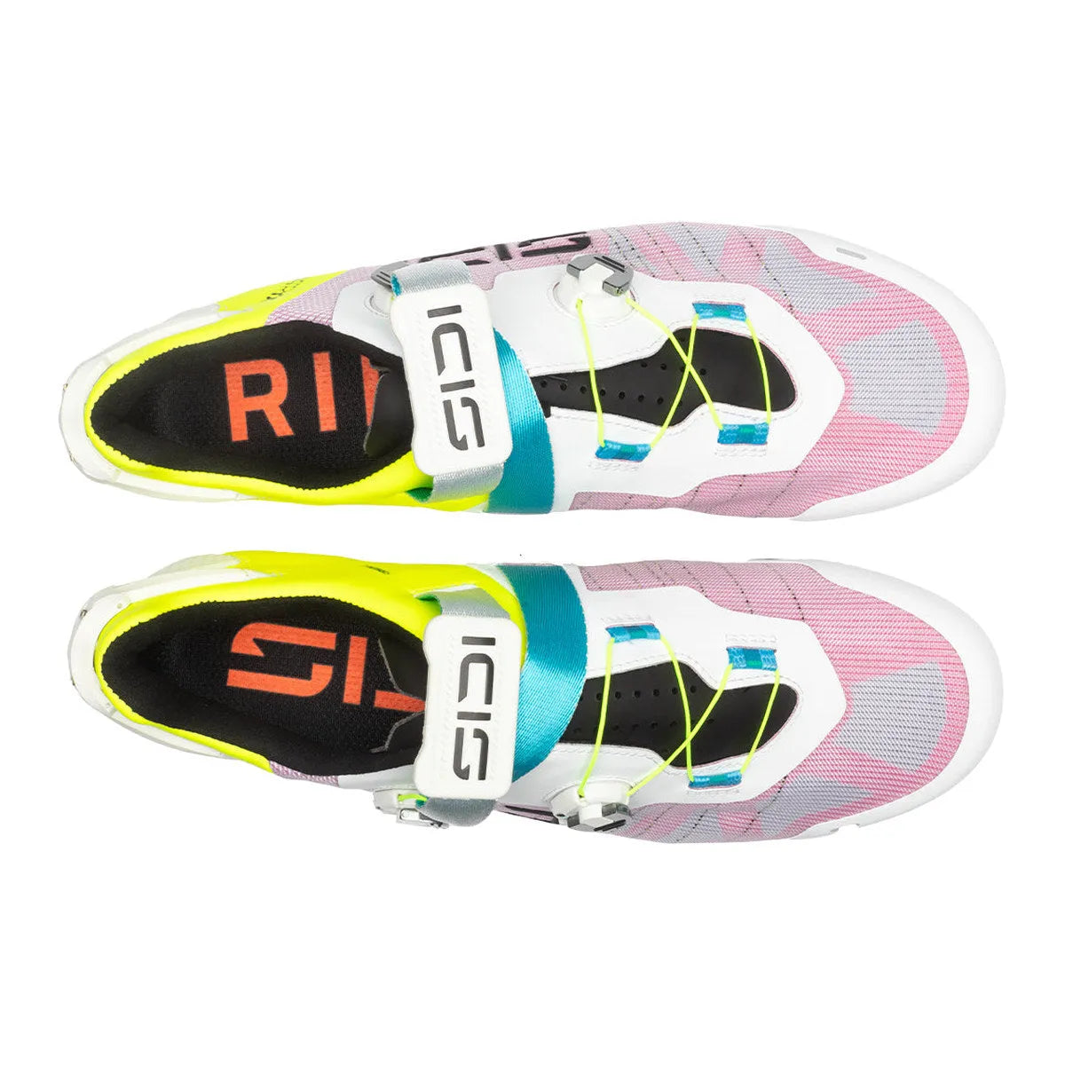 SIDI Wire 3 Road Cycling Shoes - White / Fluo Yellow