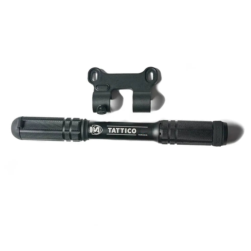 SILCA PUMP TATTICO MINI PUMP W/BOTTLE CAGE MOUNT - Black