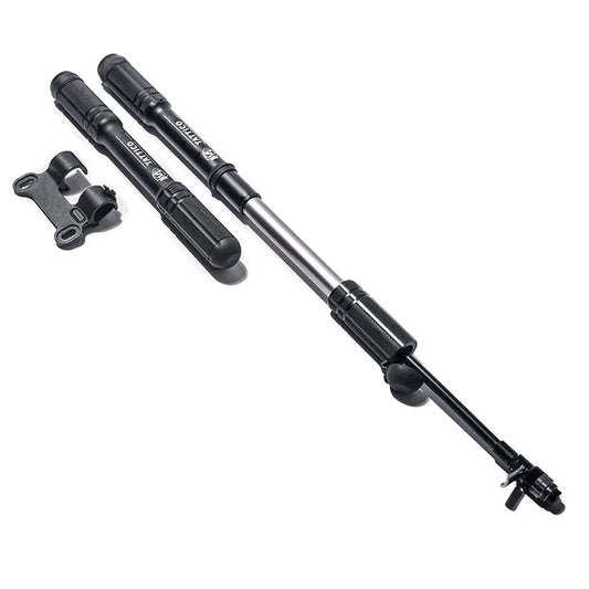 SILCA PUMP TATTICO MINI PUMP W/BOTTLE CAGE MOUNT - Black