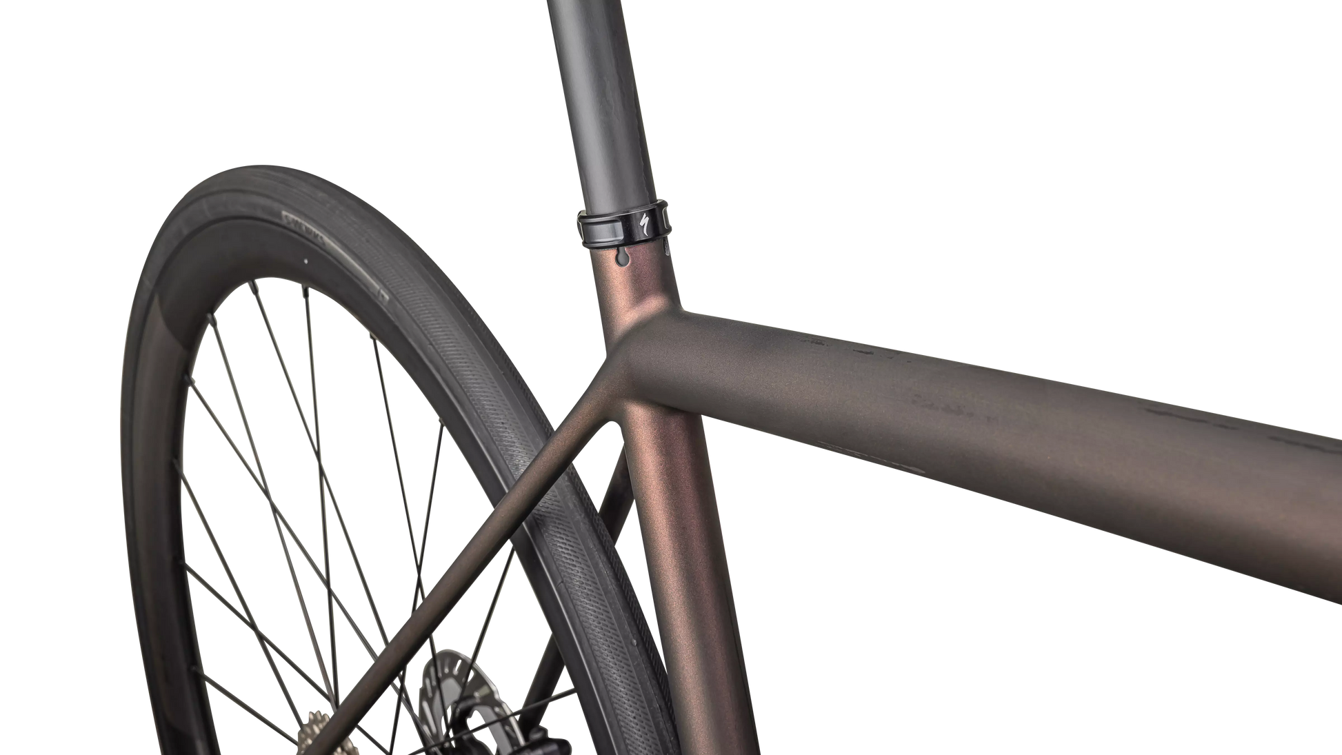 SPECIALIZED AETHOS PRO 2025 Ultegra Di2 Disc Complete Road Bike - Satin Carbon / Red Pearl / Black