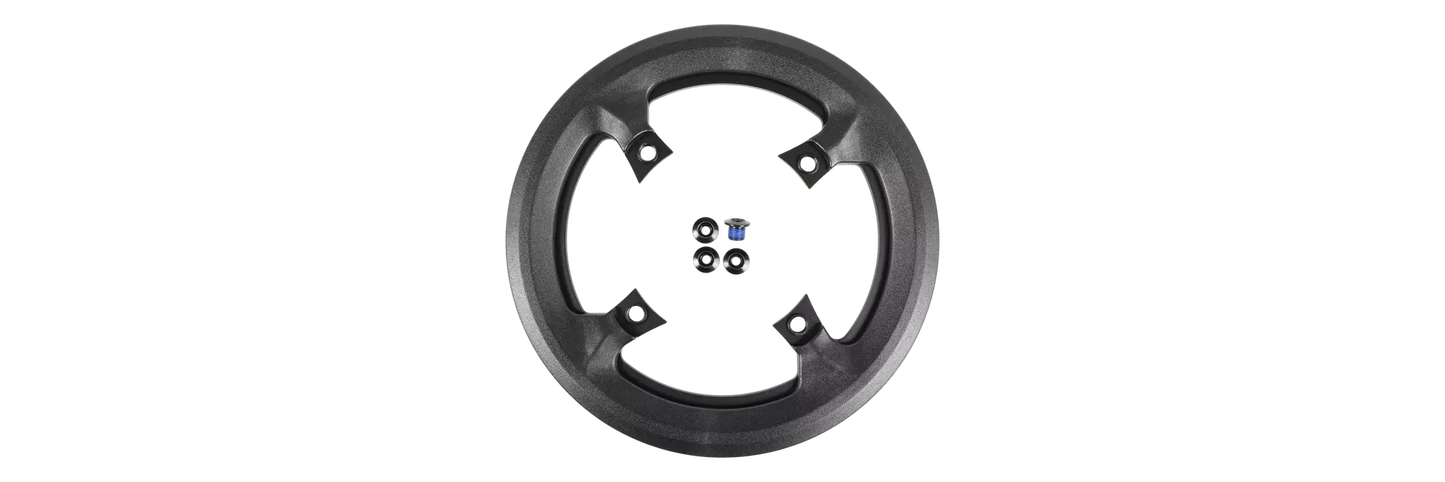 SPECIALIZED CHR TURBO, 44T, 11/12-SPD, 104BCD, 1X RING, ALLOY, W/ CHAIN GUARD & BOLTS, PRAXIS