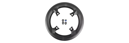 SPECIALIZED CHR TURBO, 44T, 11/12-SPD, 104BCD, 1X RING, ALLOY, W/ CHAIN GUARD & BOLTS, PRAXIS