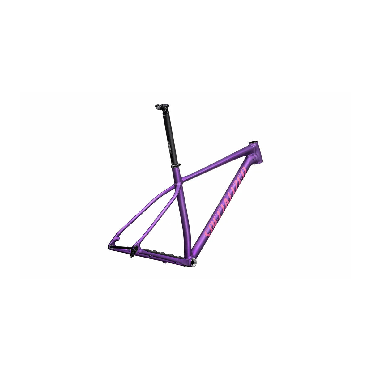 SPECIALIZED Chisel Hardtail 2025 Mountain Bike Frameset - Gloss Purple Tint Linear Brushed / Rebel Pink