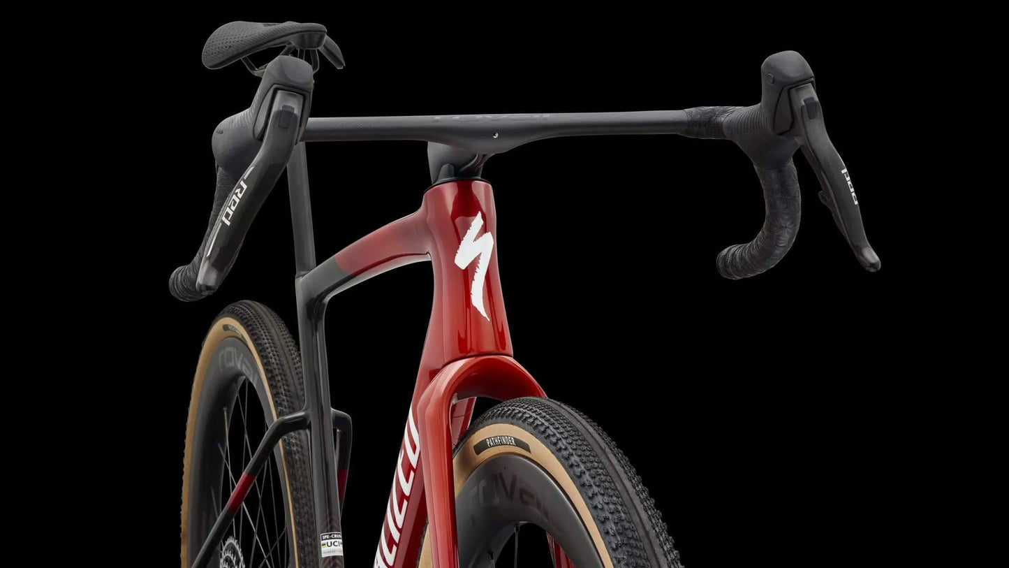 SPECIALIZED Crux 5 SLevel SRAM RED XPLR Gravel Bike - Red Pearl/Redwood/Birch