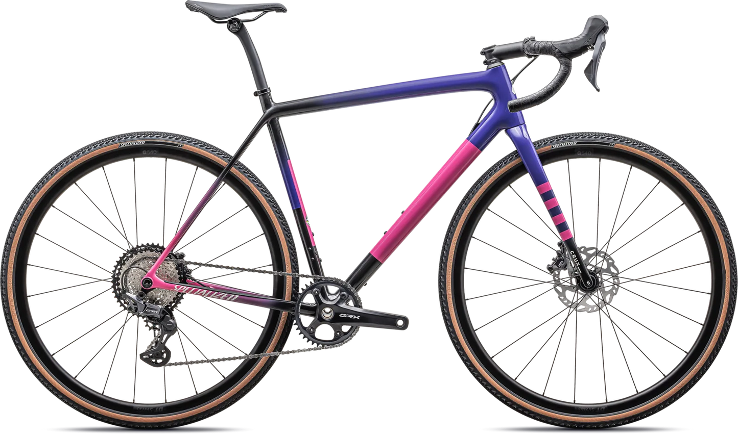 SPECIALIZED Crux Comp - Shimano GRX - Gloss Carbon / Purple Haze / Rebel Pink / Birch