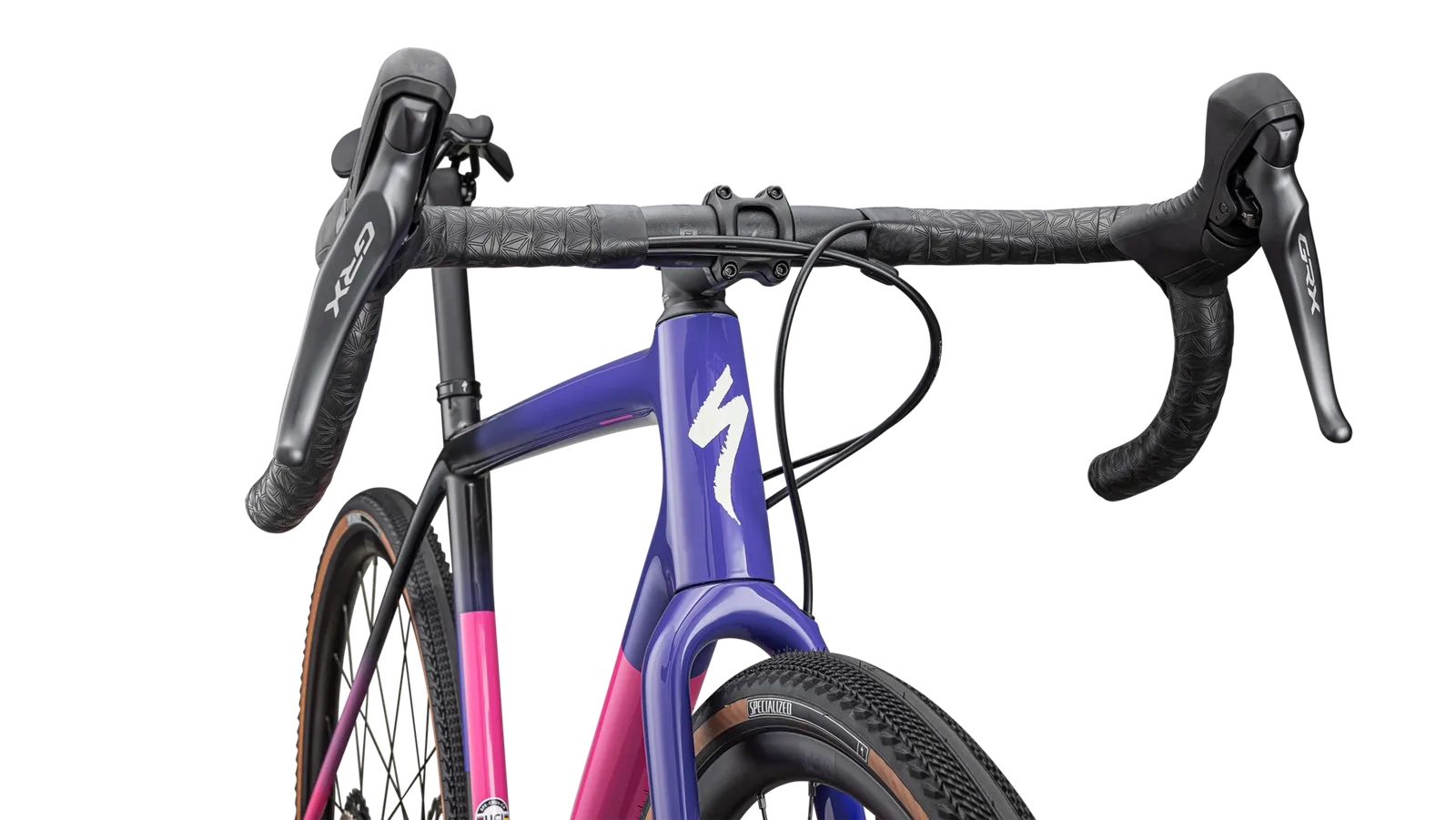 SPECIALIZED Crux Comp - Shimano GRX - Gloss Carbon / Purple Haze / Rebel Pink / Birch