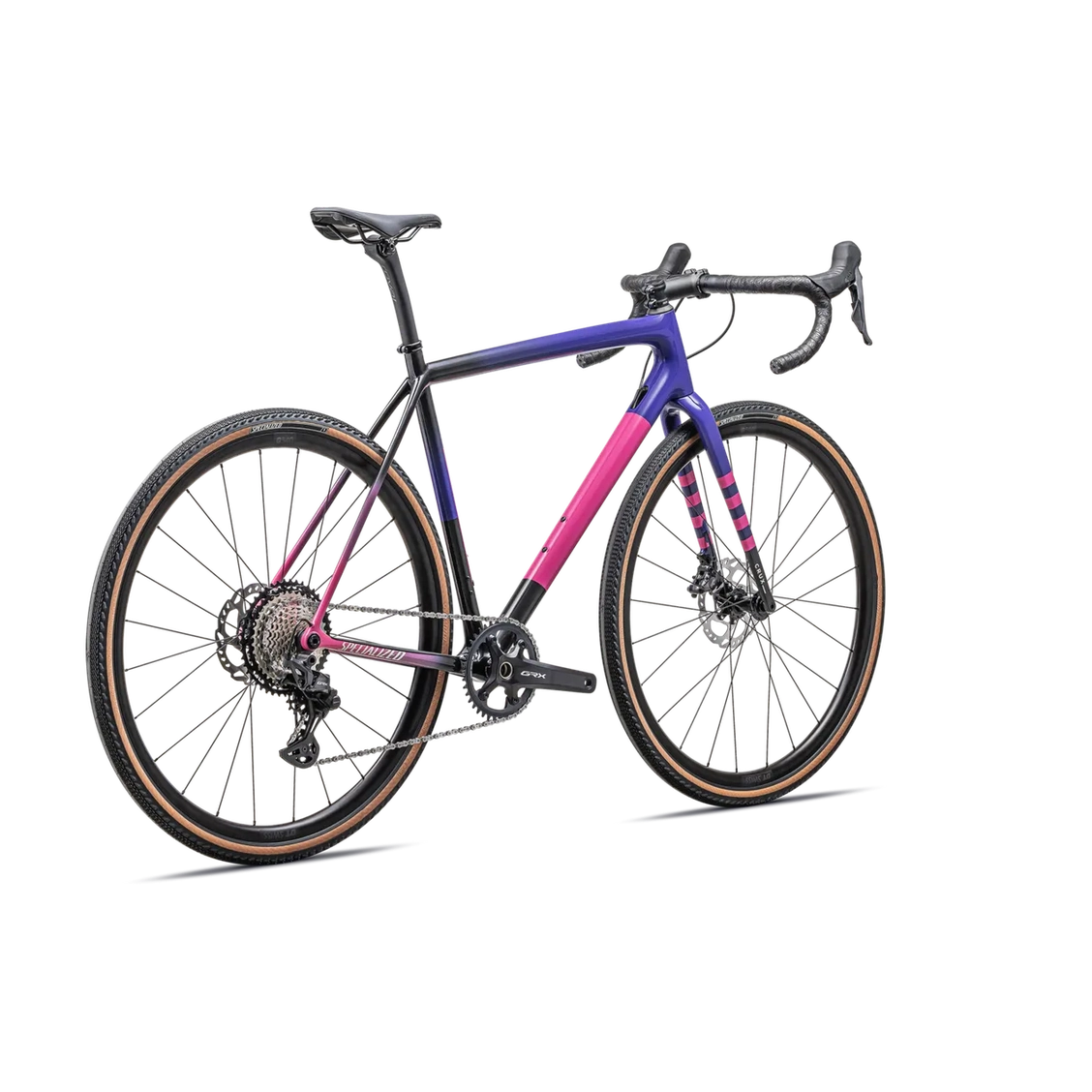 SPECIALIZED Crux Comp - Shimano GRX - Gloss Carbon / Purple Haze / Rebel Pink / Birch