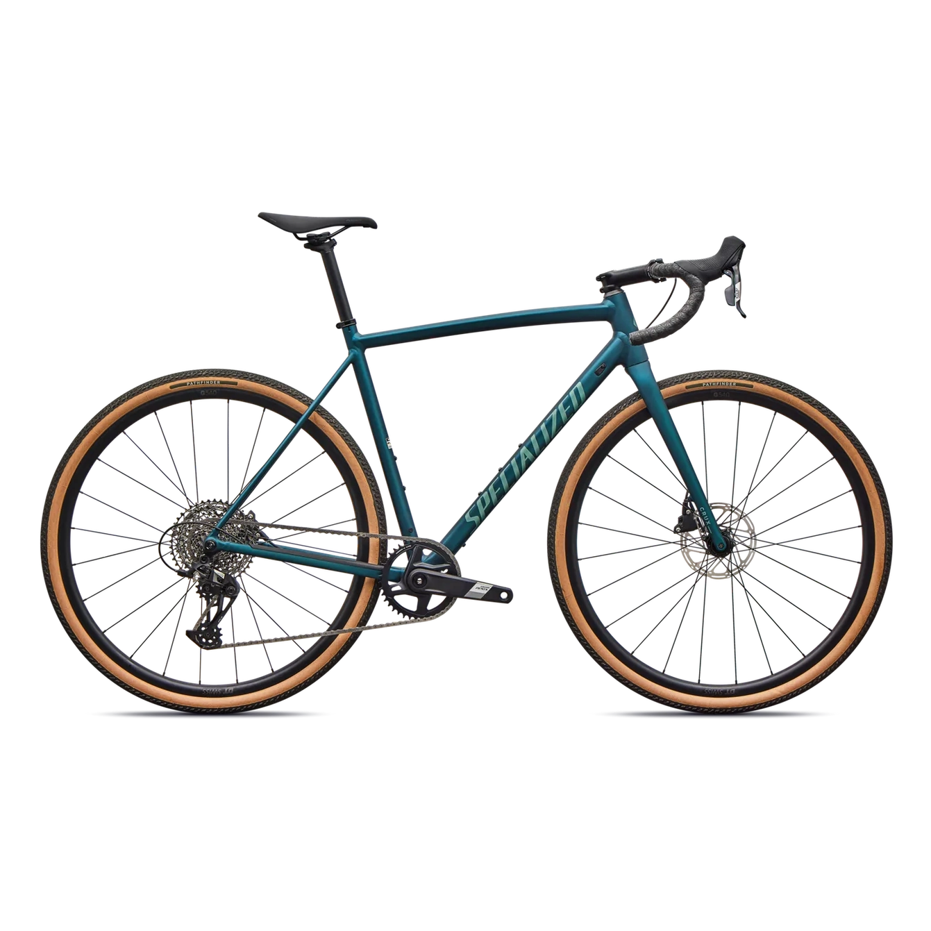 SPECIALIZED Crux DSW Comp - SRAM Apex XPLR - Emerald Metallic/Fjord Metallic