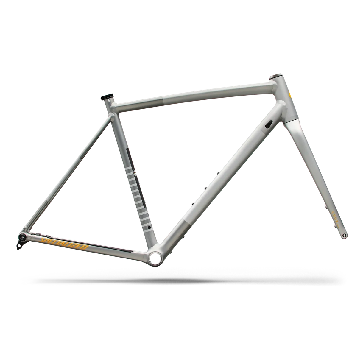 SPECIALIZED Crux DSW Frameset - D'Aluisio Smartweld Alloy - Shadow Silver/California Sunshine