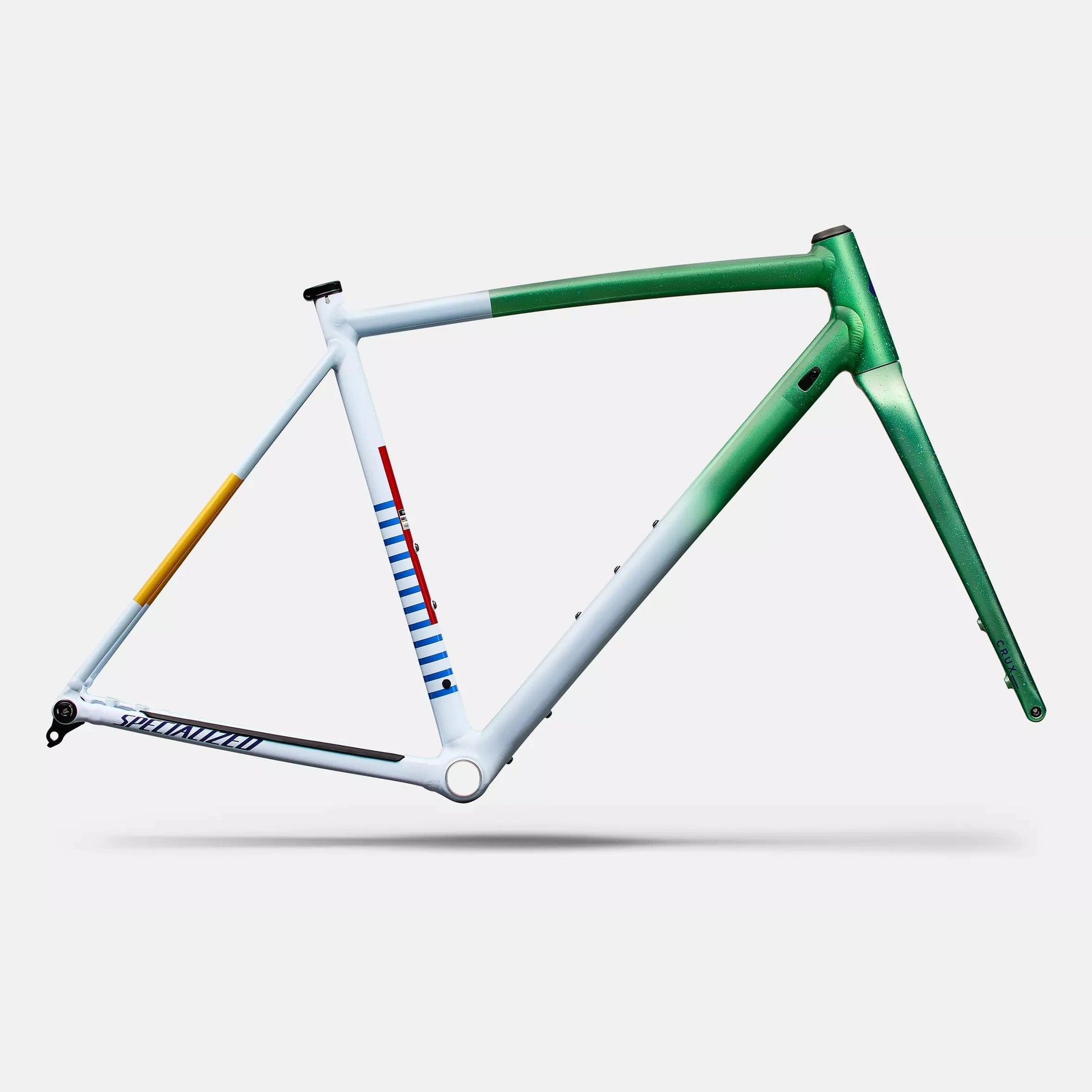 SPECIALIZED Crux DSW Gravel Frameset - Oasis Tint Flake Silver Morning Mist/purple Haze