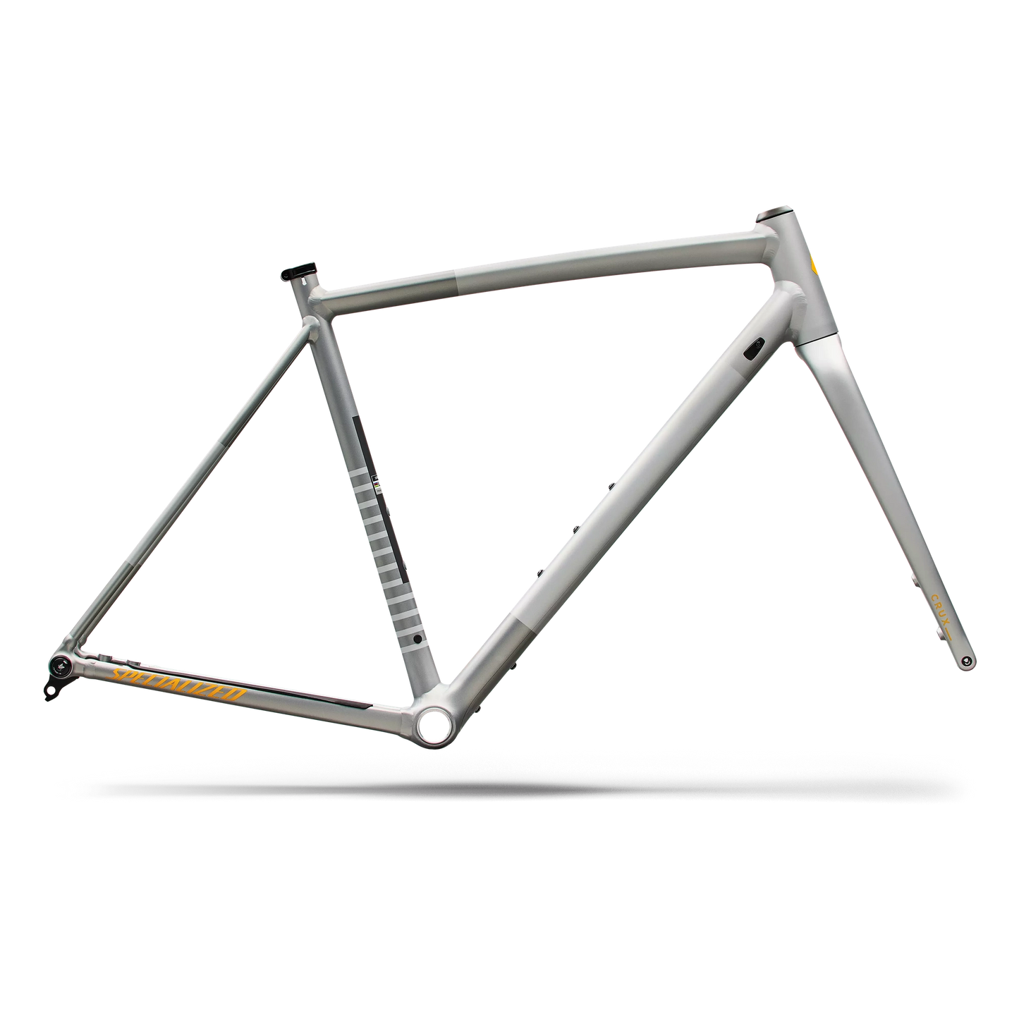 SPECIALIZED Crux DSW Gravel Frameset - Shadow Silver/California Sunshine