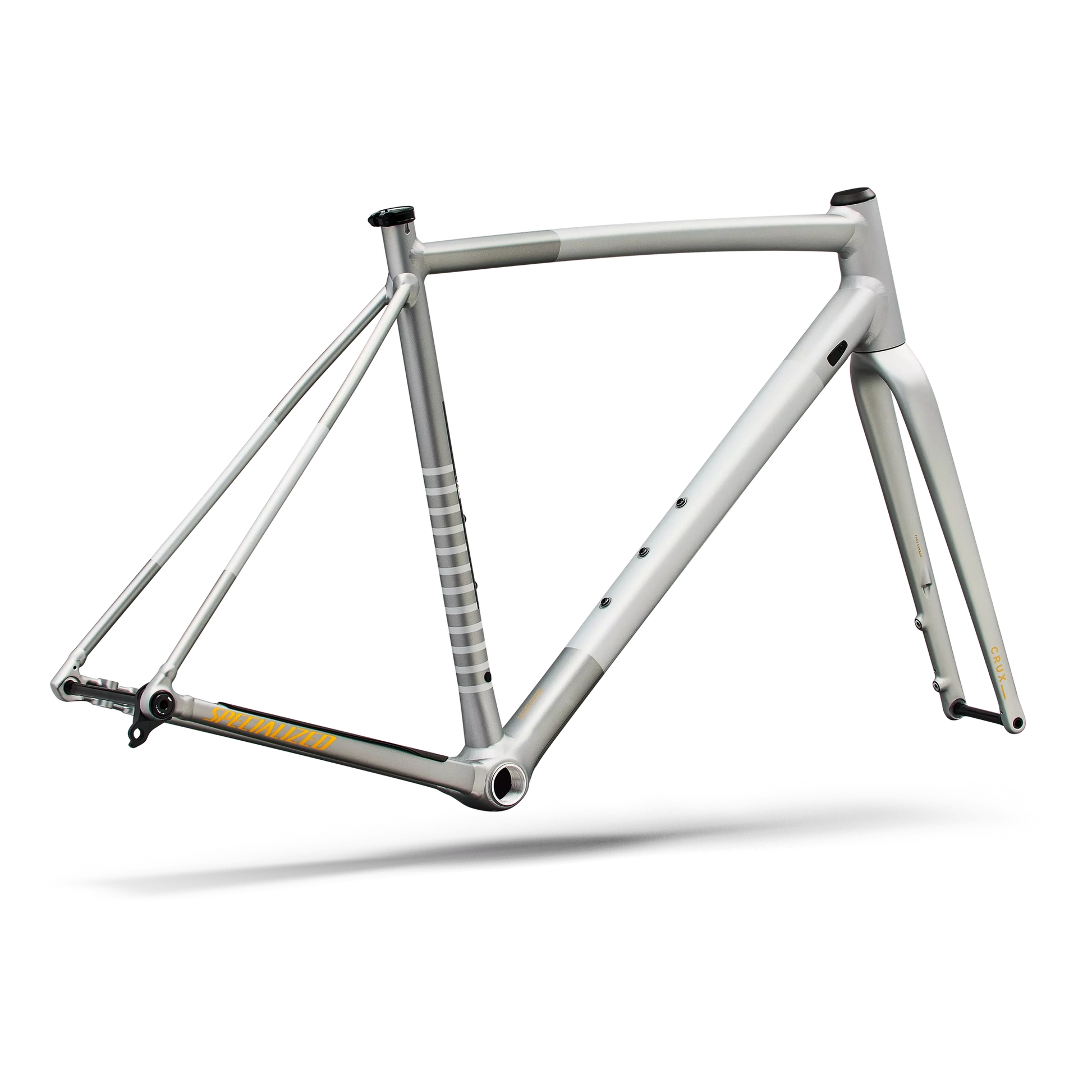 SPECIALIZED Crux DSW Gravel Frameset - Shadow Silver/California Sunshine