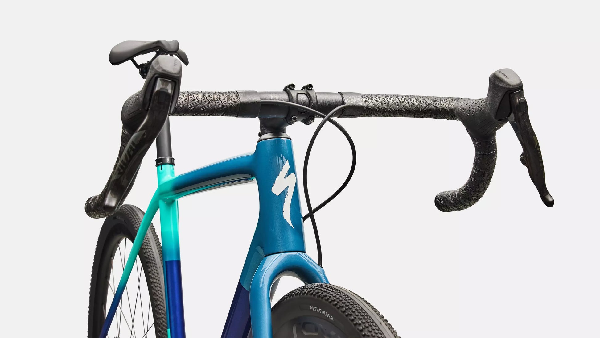 SPECIALIZED Crux Expert 2026 Gravel Bike Sram Rival AXS E1 XPLR - Grey Blue/lagoon Blue/dune White/majesty Blue