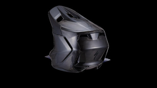 SPECIALIZED Dissident 2 DH Helmet - Stealth Carbon - REAR-3-4