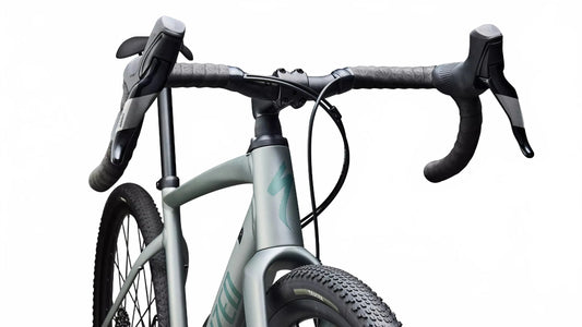 SPECIALIZED Diverge 4 Comp Alloy Complete Gravel Bike SRAM Apex - Satin Shadow Silver / Fjord Metallic