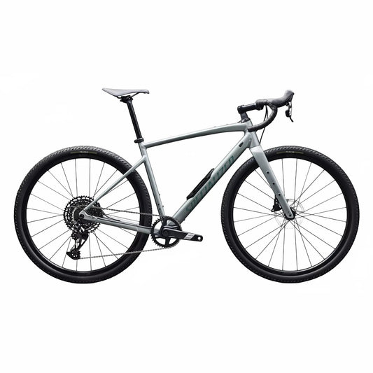 SPECIALIZED Diverge 4 Comp Alloy Complete Gravel Bike SRAM Apex - Satin Shadow Silver / Fjord Metallic