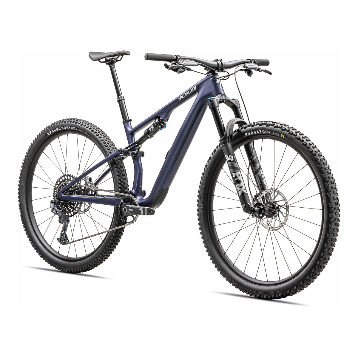 SPECIALIZED Epic 8 EVO Comp 2024 SRAM GX Eagle Complete MTB - Satin Blue Onyx / Dune White