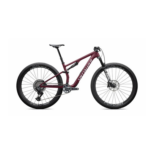 SPECIALIZED Epic 8 Expert 2026 SRAM GX AXS Complete MTB - Satin Bordeaux Metallic / White